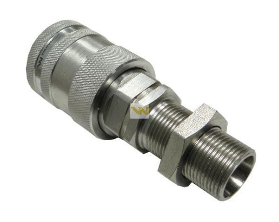 Szybkozłącze hydrauliczne gniazdo euro M22x1.5 gwint zewnętrzny long długie (9100822GL) (ISO 7241-A) Waryński