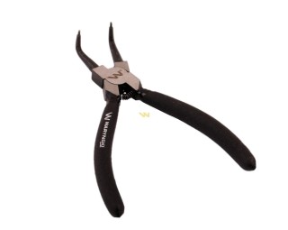 Szczypce do pierścieni osadczych 150 mm wewnętrzne wygięte Waryński WMP104