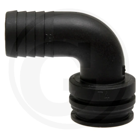 Końcówka węża opryskiwacza 90st. T4, Ø 25 mm, A 34 mm, B 53 mm 6701191425