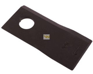 Nóż. nożyk kosiarka prawy 105x48x4mm otwór 19 zastosowanie 9492422 Claas WARYŃSKI