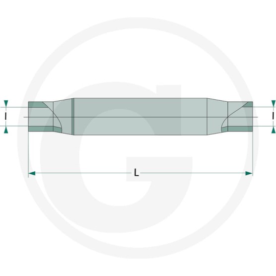 Tuleja łącznika centralnego M40x3 długość 500mm 20012305