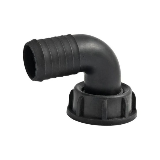 Kolano fi-32mm, kąt 90-stopni z nakrętką do filtra ssawnego dolnego, Opryskiwacz; PI215Q32 Produkt krajowy