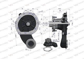 Pompa wody Bizon SW400 WARYŃSKI PLA0450W