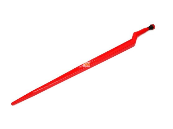 Palec ładowacza uniwersalny czerwony wygięty L- 880 mm zastosowanie 5193-FT88N Tur WARYŃSKI W9132-880W