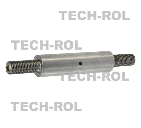 Oś koła kultywatora, długość 18 cm; fi-27mm, gwint M16, Kultywator, Agregat; 141704008 Rolmus