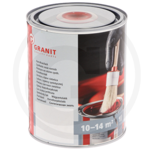 Farba Lakier czerwona Hassia RAL3700 1 litr Granit Nopolux 27012146