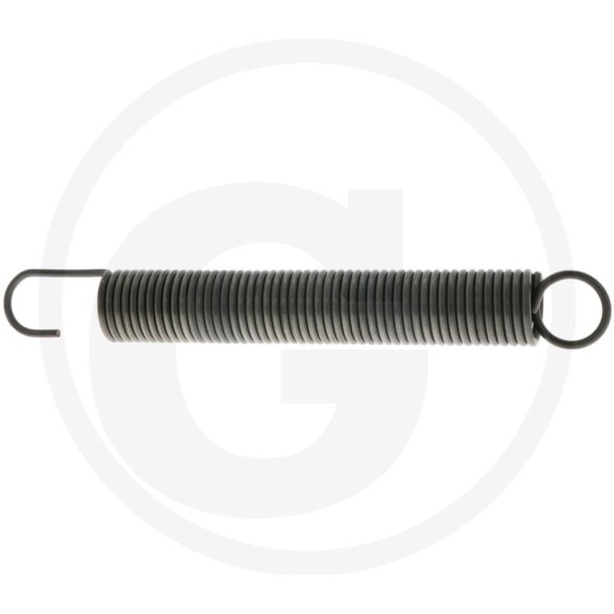 Sprężyna naciągowa wew.-Ø = 27 mm Ø drutu = 4 mm długość = 206 mm