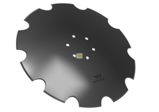 Talerz brony uzębiony Z-10 fi 560 mocowanie 6/120 grubość 4 mm stal borowa WARYŃSKI R