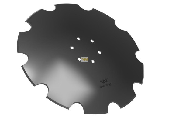 Talerz brony uzębiony Z-10 fi 560 mocowanie 6/120 grubość 4 mm stal borowa WARYŃSKI R