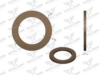 Uszczelka fibrowa zaworu poidła RF-20908101 RF-20908106 ROYAL FARM