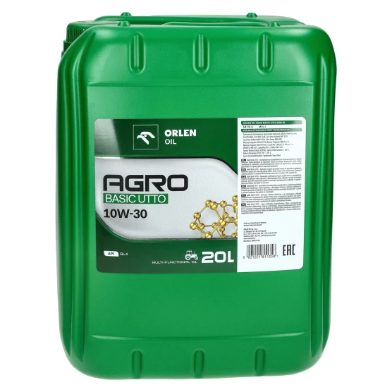 Olej hydrauliczno przekładniowy 10W30 Orlen Agro Basic utto 10W/30 20L