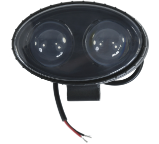 Lampa robocza diodowa elipsa 2-LEDx5W 12/24V 1200LM (niebieskie światło) TT.13111