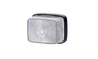 Lampa pozycyjna przednia biała prostokątna LO 208