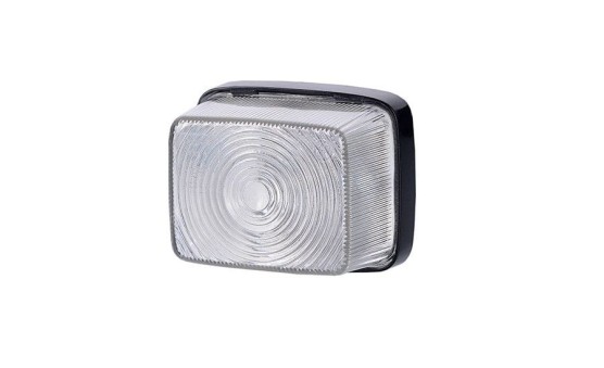 Lampa pozycyjna przednia biała prostokątna LO 208