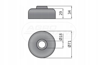Uszczelka żarówki reflektorowej