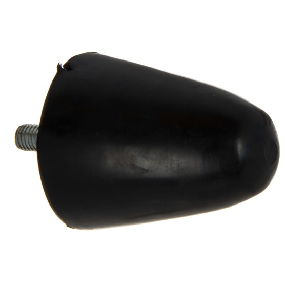 Resor gumowy stożkowy mały ze śrubą M12 wysokość 90mm średnica 75mm 90x75 resgum