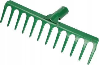 Grabie ogrodowe 12 zębów niebieskie