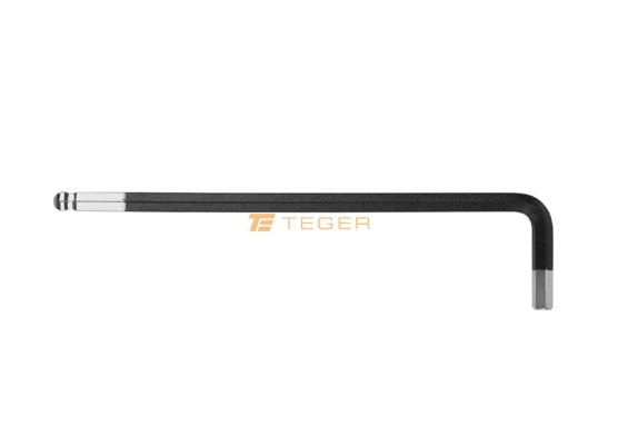 Klucz imbusowy hex H4 - długi / Teger T-W-KIHD006