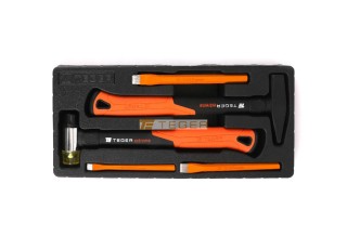 Zestaw młotków i przecinaków (5 el.) extreme / Teger T-W-MIP-SET