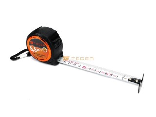 Miara stalowa dwustronna rozwijana 5.5m 19mm Teger T-AM-010