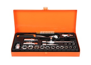 Zestaw kluczy nasadowych 3/8" (22 el) / Teger T-W-NWZK22