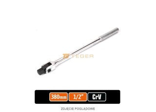 Pokrętło do nasadek obrotowe - uchylne 1/2" 380 mm / Teger T-W-POKO102