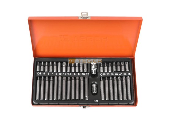 Zestaw bitów TORX/SPLINE/HEX (40 el.) / Teger T-W-ZB001
