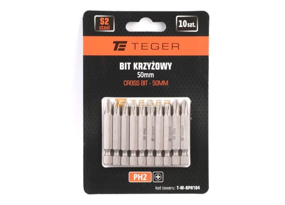 Uchwyt magnetyczny do bitów 1/4" 10x60 / Teger T-W-BAKC104
