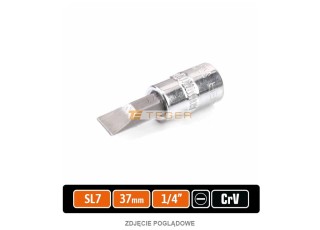 Klucz nasadowy 1/4" z bitem sl 37 mm/SL7 / Teger T-W-KNSL104