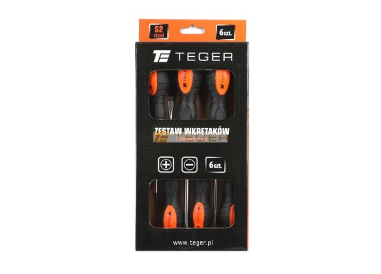 Zestaw wkrętaków 6 szt / Teger T-W-ZWK001