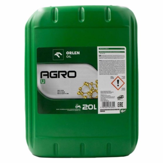 Olej hydrauliczno przekładniowy 10W40 Agro U 20L 10W/40 Orlen