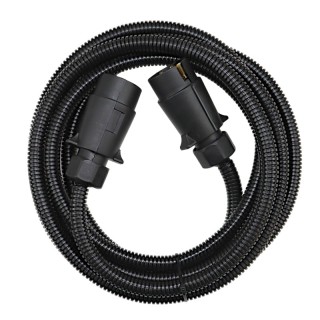 Przewód elektryczny podłączeniowy przyczepy 7x1 3,5m dwie wtyczki (peszel) ELMOT PREMIUM