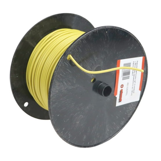 Przewód elektryczny LgY-S instalacji 1,50mm żółty Premium ELMOT