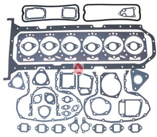 Komplet uszczelek silnika C-385 6-cyl. 2022011U grubość uszczelki głowicy 1.5mm Oryginał Ursus