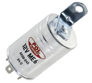 Przerywacz kierunkowskazów elektroniczny, 12V, 3 x 21W + 3W, pasuje do Ursus C-330, C-360, C-385; 50024812, ME-6 POL Elektrik