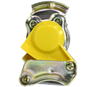 Złącze powietrza twarde bez zaworu, gwint M22 x 1,5, żółte, przyczepa 87150200 Aparts