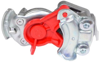 Złącze powietrza twarde bez zaworu, gwint M22 x 1,5, czerwone, Przyczepa X501200, 87100200 Knorr-Bremse