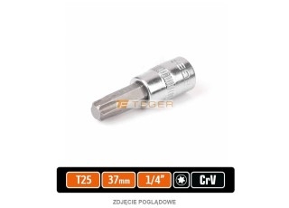 Klucz nasadowy 1/4" z bitem torx 37 mm/T25 /TEGER T-W-KNT606