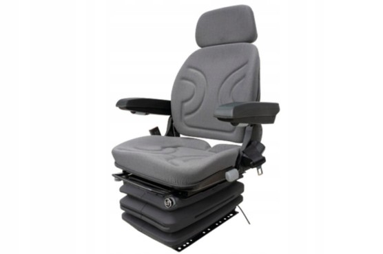 Siedzenie amortyzowane mechaniczne Z podłokietnikami obicie materiałowe 65687343901