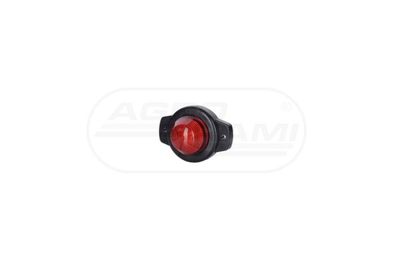 Lampa obrysowa led czerwona okrągła ld 359