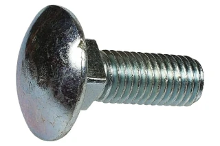 Śruba grzybkowa skrobaka M12x30 z nakrętką Twardość 8,8