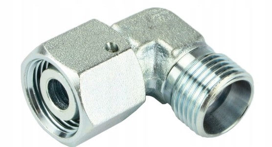 Złącze hydrauliczne kątowe AB 12x12 12x1,5/12x1,5