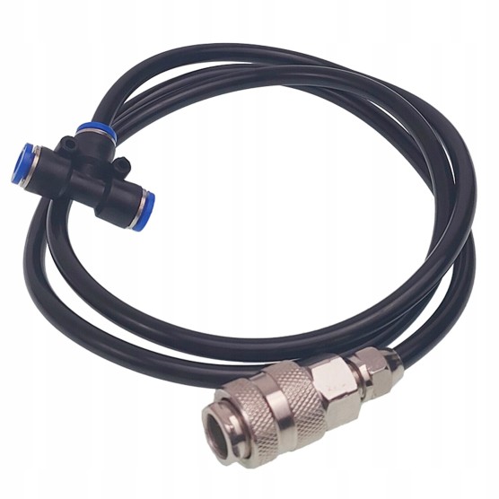 Szybkozłącze tekalan do pistoletu Fi-8mm / 3/8" z wężykiem 1m trójnik kpl