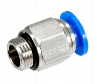 Szybkozłącze tekalan Fi-12mm / M12X1,5 (Z) proste metalowo-plastikowe