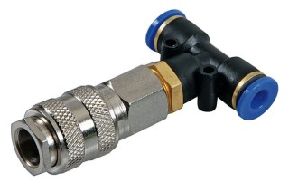 Szybkozłącze tekalan do pistoletu Fi-8mm / 3/8" trójnik kpl L-70mm