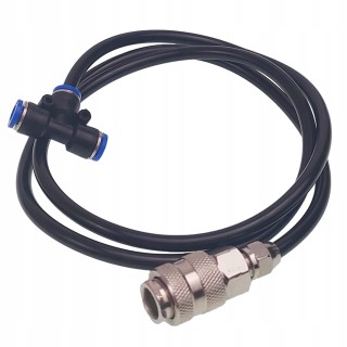 Szybkozłącze tekalan do pistoletu Fi-6mm / 3/8" z wężykiem 1m trójnik kpl