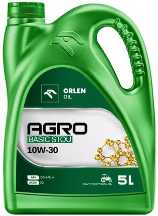 Olej hydrauliczno przekładniowy 10W30 agro basic stou 10W/30 5L Orlen