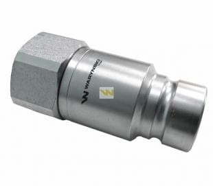 Szybkozłącze hydrauliczne wtyczka suchoodcinające G1/2"BSP gwint wewnętrzny ISO16028 Waryński