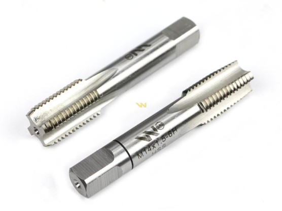 Gwintowniki komplet 2 szt do gwintu metrycznego drobnozwojowego DIN2181 M14X1.5 Waryński WMG414