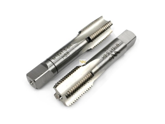 Gwintowniki komplet 2 szt do gwintu metrycznego drobnozwojowego DIN2181 M16X1.5 Waryński WMG416